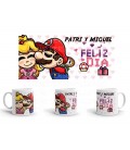 Taza "Feliz Día" -  Mario Bross