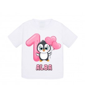 Camiseta cumpleaños Pingüi