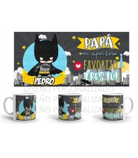 Taza "Mi Súper Héroe Favorito" - Batman