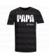 Camiseta negra  "Papa herramientas"
