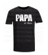 Camiseta negra  "Papa barbacoa"
