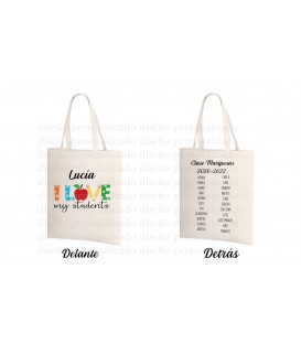 Totte Bag "I love my students"