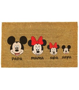 Felpudos Familia Mickey/Minnie